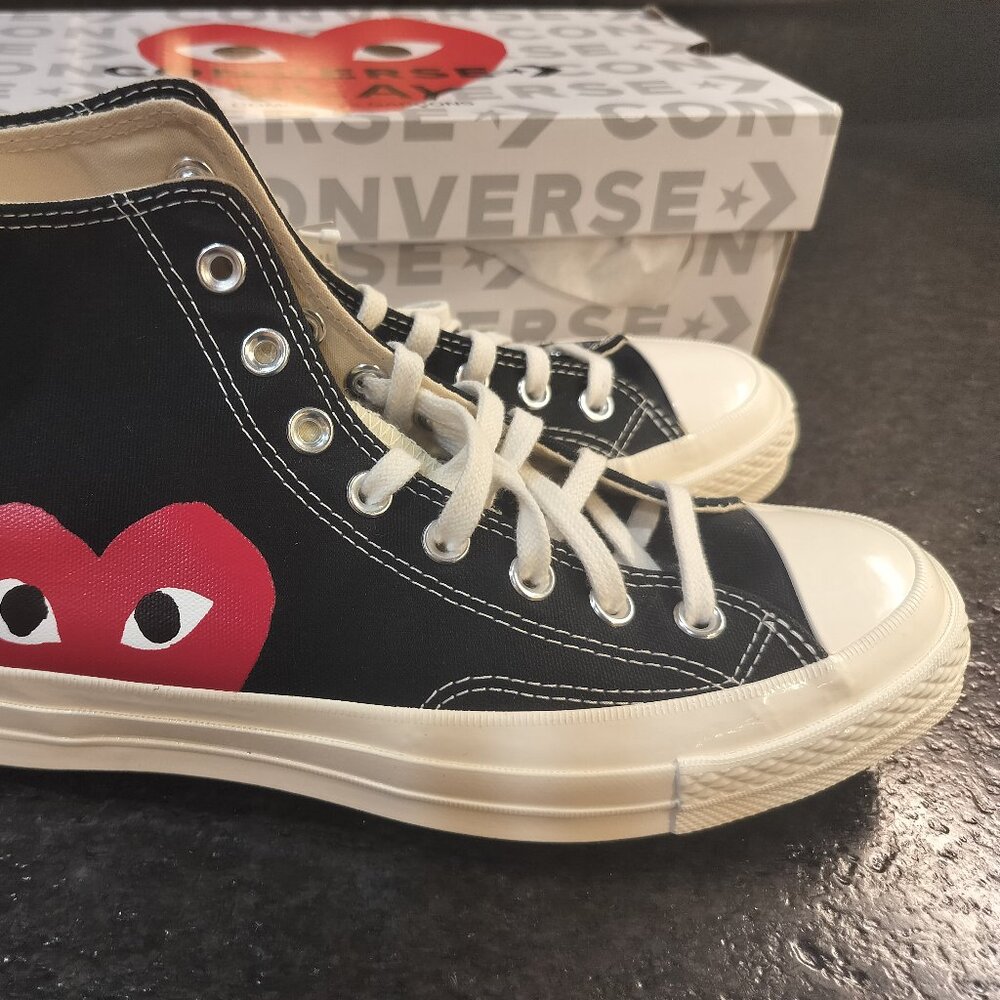 Converse Chuck Taylor All Star High x Comme des Garcons Play 2015 US Men's 8